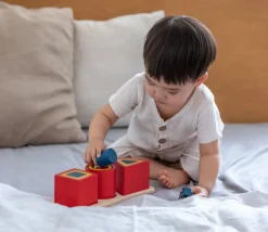 Plan Toys 3 Rompecabezas De Incrustacion De Formas - ^ Juegos Montessori