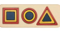 Plan Toys 3 Rompecabezas De Incrustacion De Formas - ^ Juegos Montessori