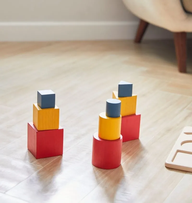Plan Toys 3 Rompecabezas De Incrustacion De Formas - ^ Juegos Montessori