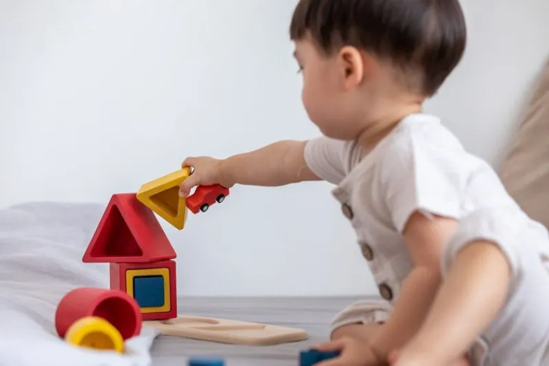 Plan Toys 3 Rompecabezas De Incrustacion De Formas - ^ Juegos Montessori