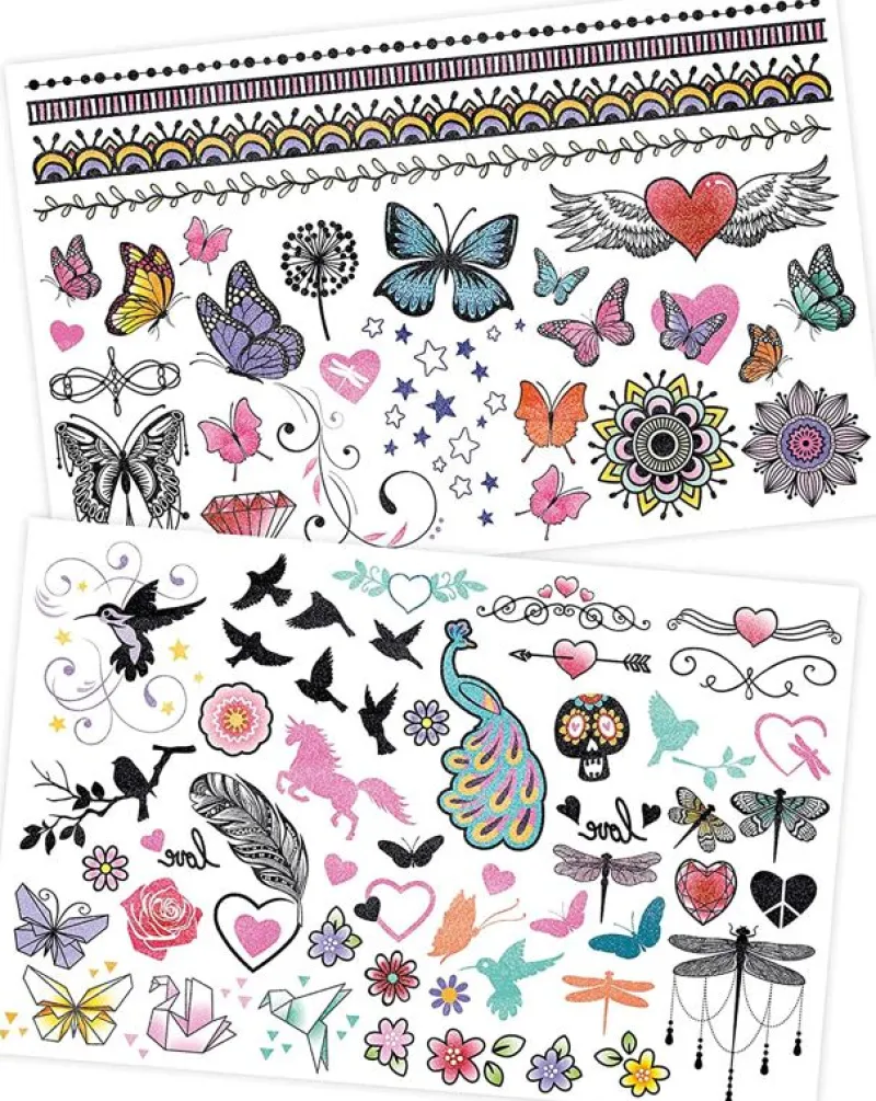 Buki France 75 Tatuajes Lavables Paillettes - ^ Actividades Creativas De Ocio