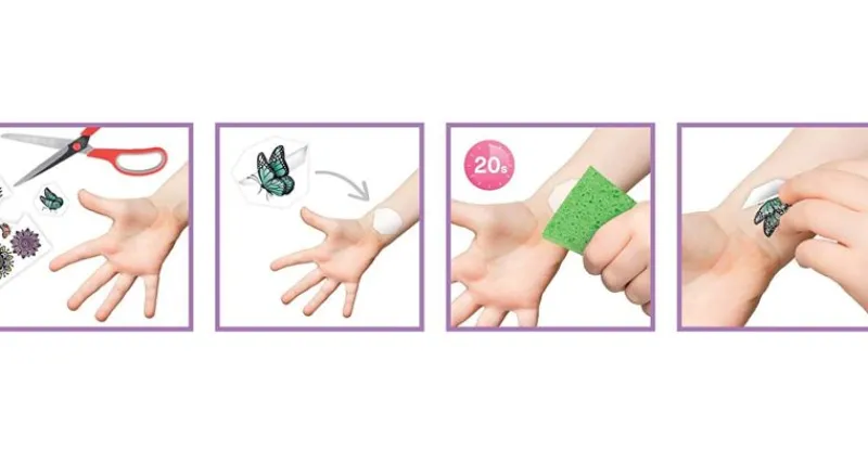 Buki France 75 Tatuajes Lavables Paillettes - ^ Actividades Creativas De Ocio