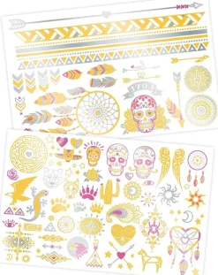 Buki France 75 Tatuajes Metalicos Lavables - ^ Actividades Creativas De Ocio