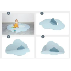 Quut Alfombra De Juego Nube Azul - ^ Alfombras De Juego