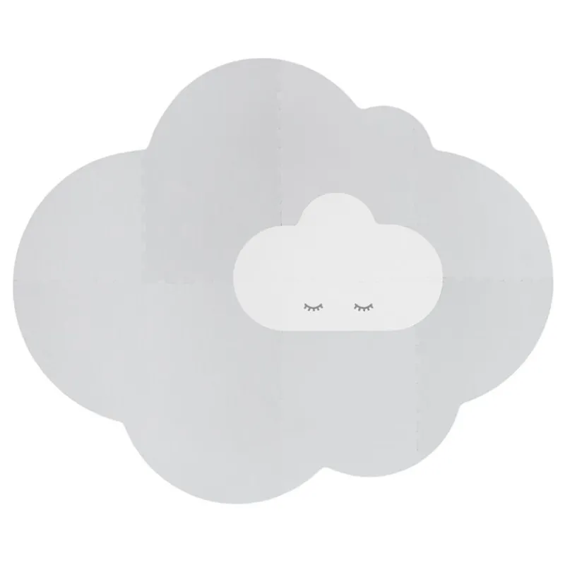 Quut Alfombra De Juego Nube Gris Perla 175 X 145 Cm - ^ Alfombras De Juego