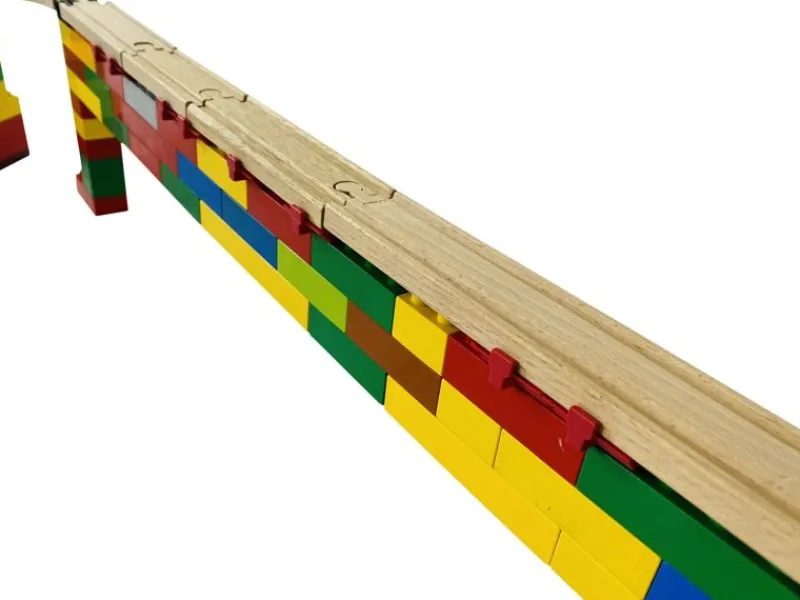 Toy2 Allround Medium - 20 Conectores De Via - ^ Rails Brio