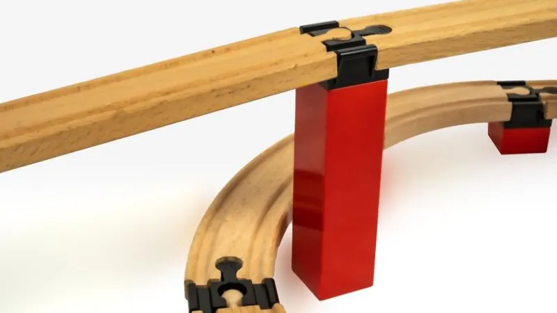 Toy2 Allround Small - 8 Conectores De Via - ^ Rails Brio