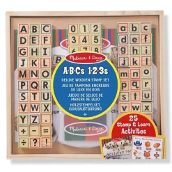 Melissa & Doug Almohadillas De Tinta Abc 123 - ^ Actividades Creativas De Ocio