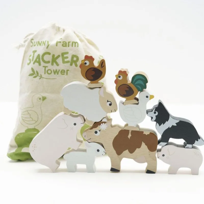 Le Toy Van Animales De Granja Para Apilar - ^ Animales De Granja