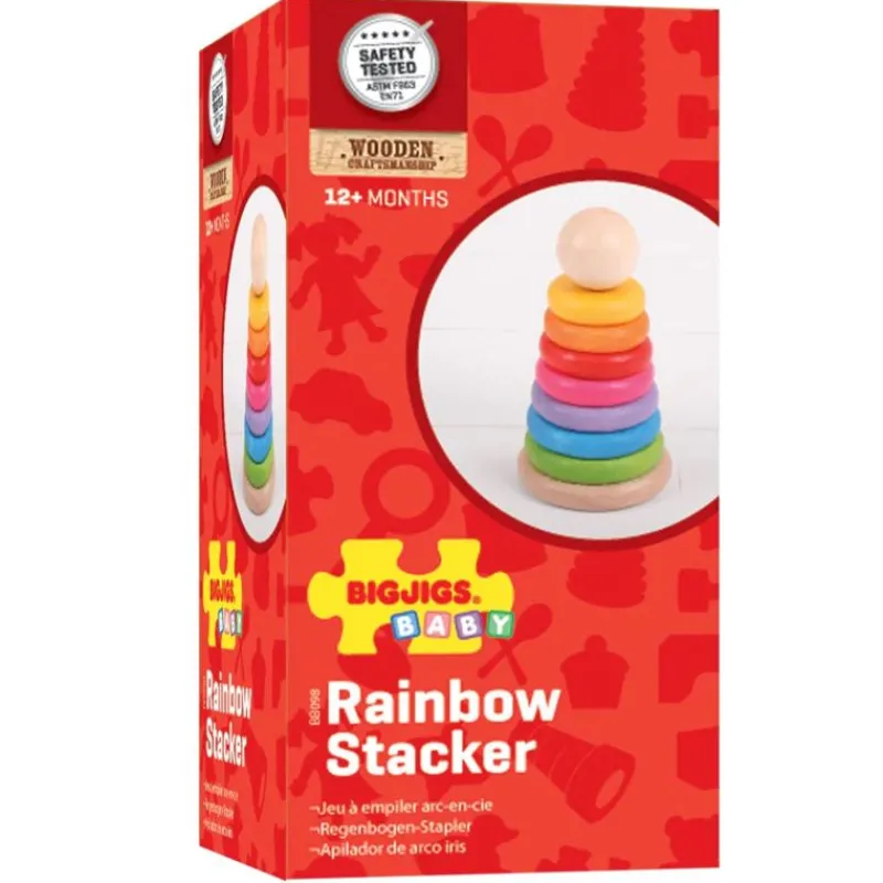 Bigjigs Toys Apilador De Arco Iris - ^ Bloques Y Juguetes Apilables