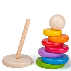 Bigjigs Toys Apilador De Arco Iris - ^ Bloques Y Juguetes Apilables