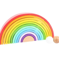 Small foot company Arcos De Construcción De Madera Arcoiris Xl - ^ Juguetes Para El Aprendizaje Temprano Y La Motricidad