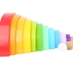 Small foot company Arcos De Construcción De Madera Arcoiris Xl - ^ Juguetes Para El Aprendizaje Temprano Y La Motricidad