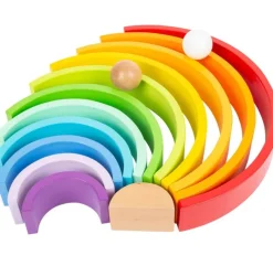 Small foot company Arcos De Construcción De Madera Arcoiris Xl - ^ Juguetes Para El Aprendizaje Temprano Y La Motricidad