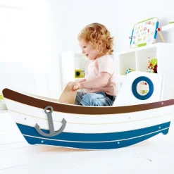 Hape Toys Barco Balancin De Madera - ^ Escalas