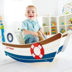 Hape Toys Barco Balancin De Madera - ^ Escalas