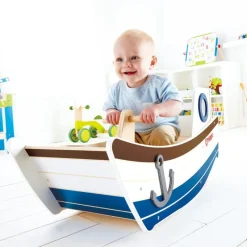 Hape Toys Barco Balancin De Madera - ^ Escalas
