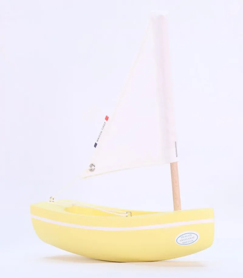 Maison Tirot Barco Le Bachi Amarillo 17Cm - ^ Barcos, Juguetes Para El Agua Y La Playa