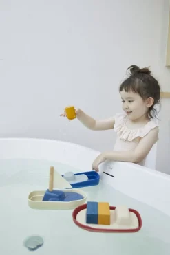 Plan Toys Barco Modular Grande Azul 21 Cm - ^ Barcos, Juguetes Para El Agua Y La Playa