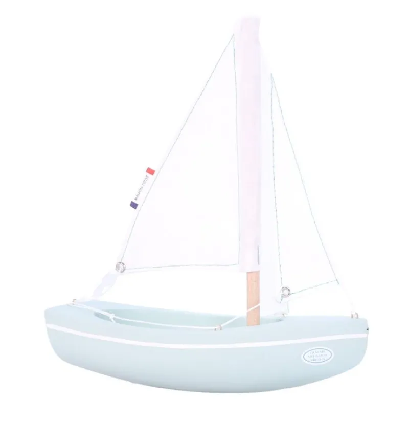Maison Tirot Barco Sloop Verde Agua 21Cm - ^ Barcos, Juguetes Para El Agua Y La Playa
