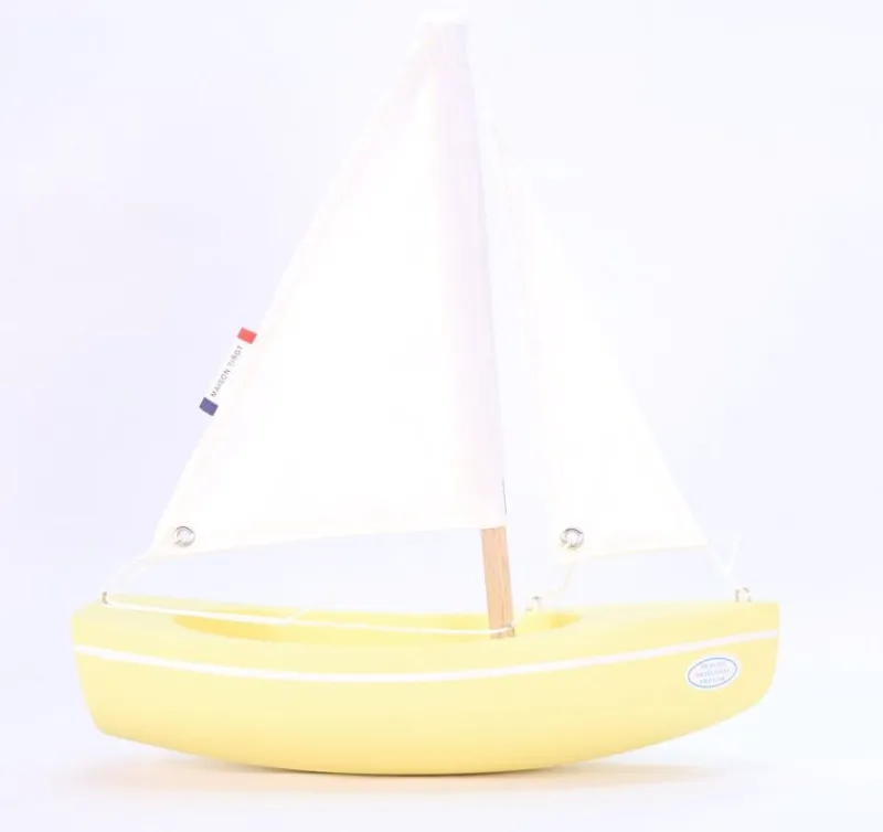 Maison Tirot Barco The Sloop Amarillo 21Cm - ^ Barcos, Juguetes Para El Agua Y La Playa