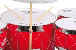 Small foot company Bateria Roja - ^ Instrumentos Músicales