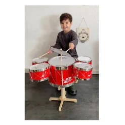 Small foot company Bateria Roja - ^ Instrumentos Músicales