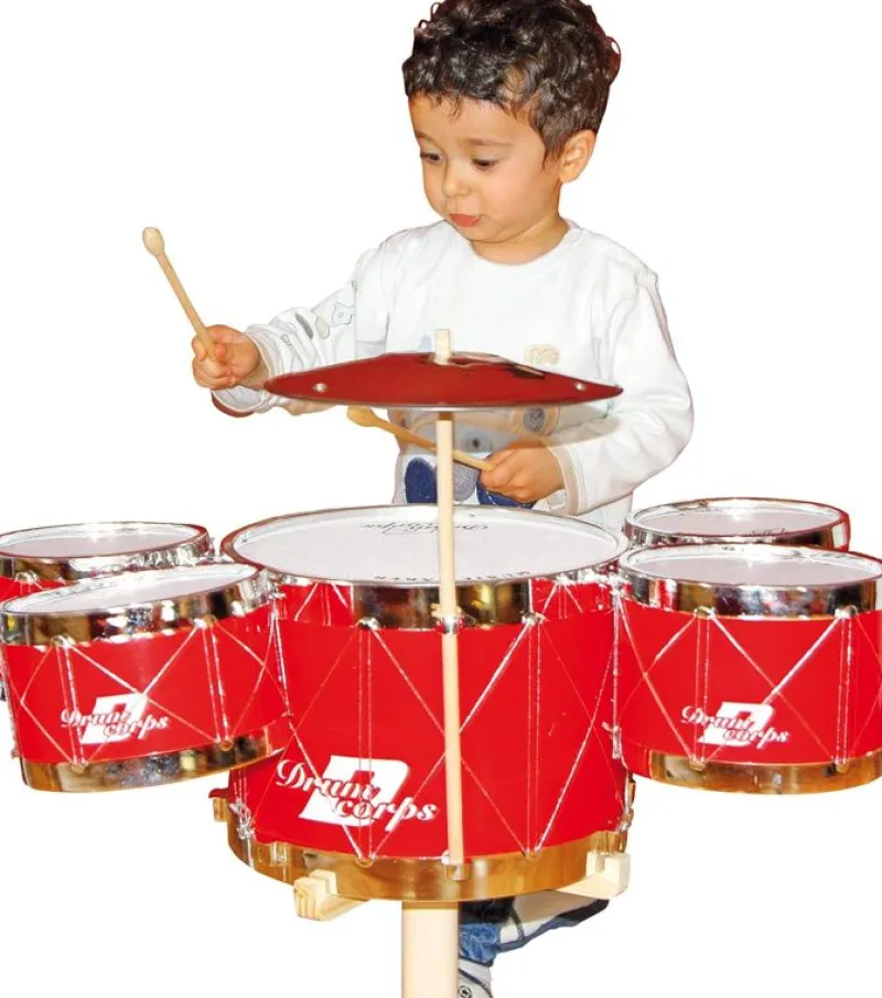 Small foot company Bateria Roja - ^ Instrumentos Músicales