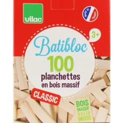 Vilac Batibloc Classic 100 Planchetas - ^ Tablas De Madera