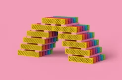 Bioblo Fun Box 200 Ladrillos - ^ Tablas De Madera