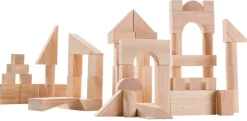 Plan Toys Bloques De Construcción De Madera De 50 Piezas - ^ Bloques De Construcción