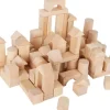 Small foot company Bloques De Construcción Madera Natural Paq. De 100 En Bolsa - ^ Bloques De Construcción