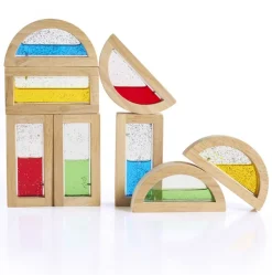 Guidecraft Bloques Del Arco Iris - Agua Brillante - ^ Juegos Montessori