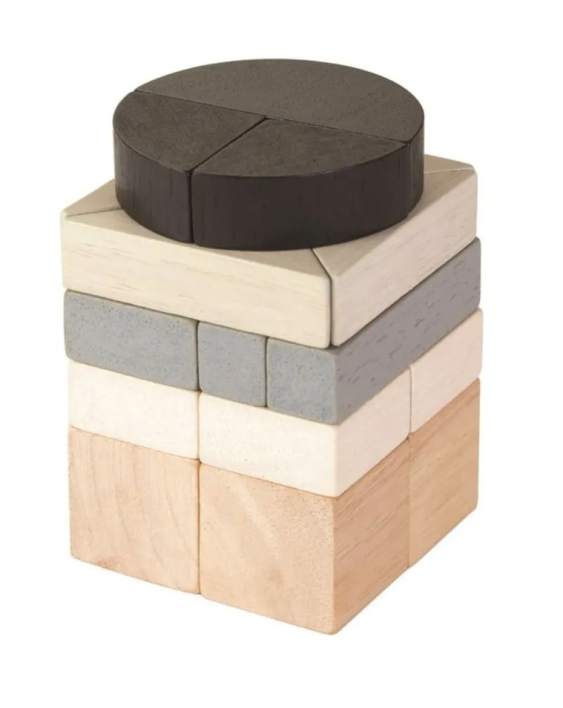 Plan Toys Bloques Fraccionados - ^ Juegos Montessori