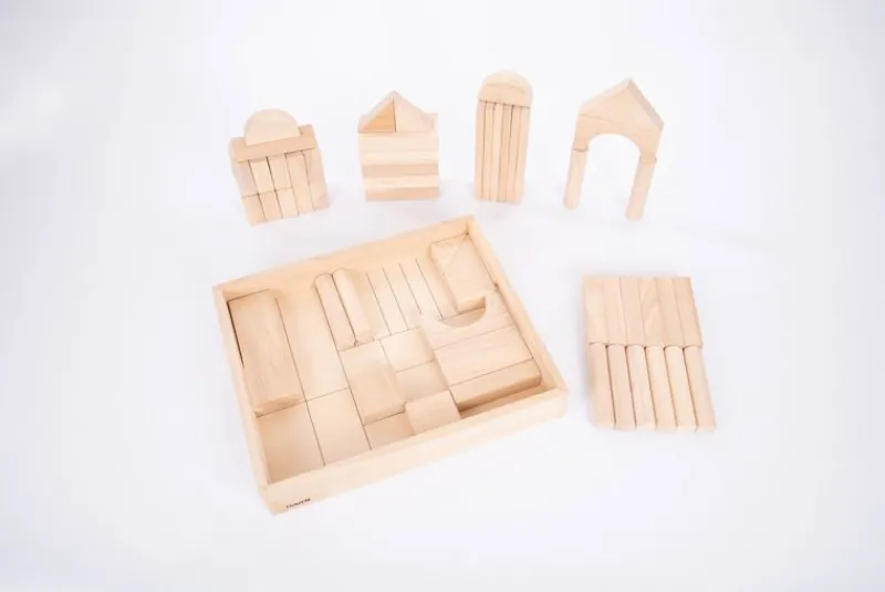 TickiT Bloques Gigantes De Madera Natural - ^ Bloques De Construcción