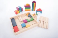 TickiT Bloques Gigantes De Madera Con Forma De Arco Iris - ^ Bloques De Construcción