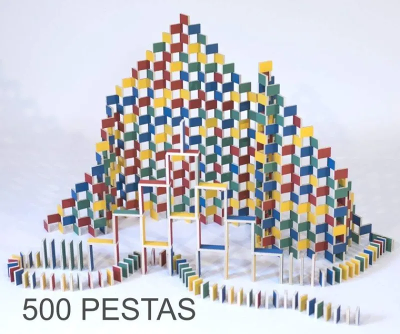 Pestas Boite De 500 Dominos - ^ Otros Juegos De Construcción