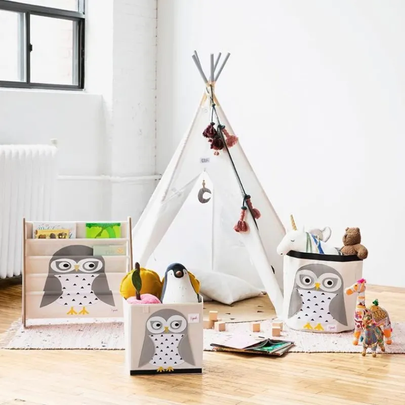 3 Sprouts Bolsa Para Juguetes Lechuza - ^ Cajas De Juguetes Y Muebles De Almacenamiento