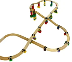 Toy2 Builder Set - 22 Conectores De Via - ^ Rails Brio