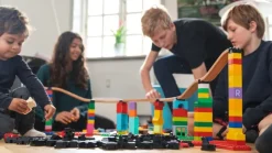 Toy2 Builder Set - 22 Conectores De Via - ^ Rails Brio