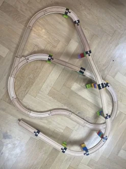 Toy2 Builder Set Small - 12 Conectores De Via - ^ Rails Brio