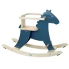 Vilac Caballito Mecedor De Madera Azul Pavo Real Con Arco - ^ Escalas