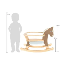 Small foot company Caballo Balancin Con Anillo De Asiento - ^ Escalas
