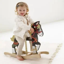 Le Toy Van Caballo Balancin De Madera Tiovivo De Feria - ^ Escalas