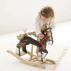 Le Toy Van Caballo Balancin De Madera Tiovivo De Feria - ^ Escalas