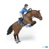 Papo Caballo De Salto Y Figura De Su Jinete - ^ Caballos