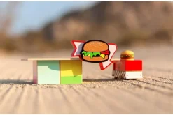 Candylab Toys Cabane Burger Food - ^ Circuitos Routiers, Garajes, Estaciones-Servicios...