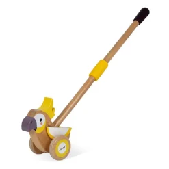 Janod Cacatua De Empuje Amarillo - ^ Juguetes Que Tiran Y Empujan