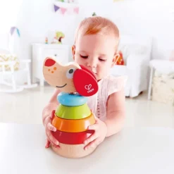 Hape Toys Cachorro Arco Iris - ^ Bloques Y Juguetes Apilables