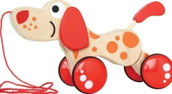 Hape Toys Cachorro El Perro De Tiro - ^ Juguetes Que Tiran Y Empujan